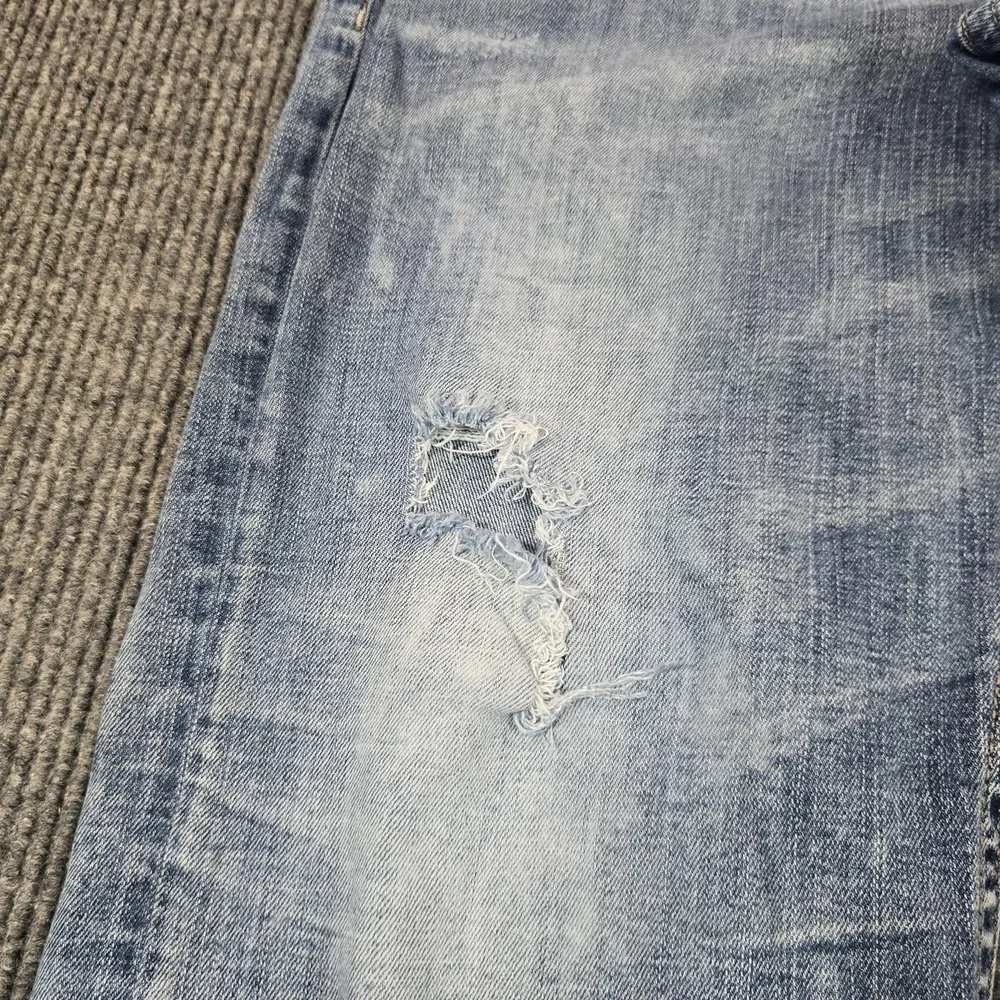 Silver Jeans Co. ZAC Jeans Mens‎ 38x30 Blue Relaxed Straight Light Wash Denim
